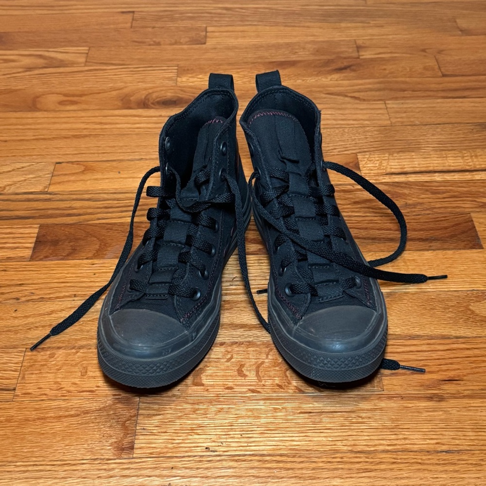 Black High-Top Women's Sneakers